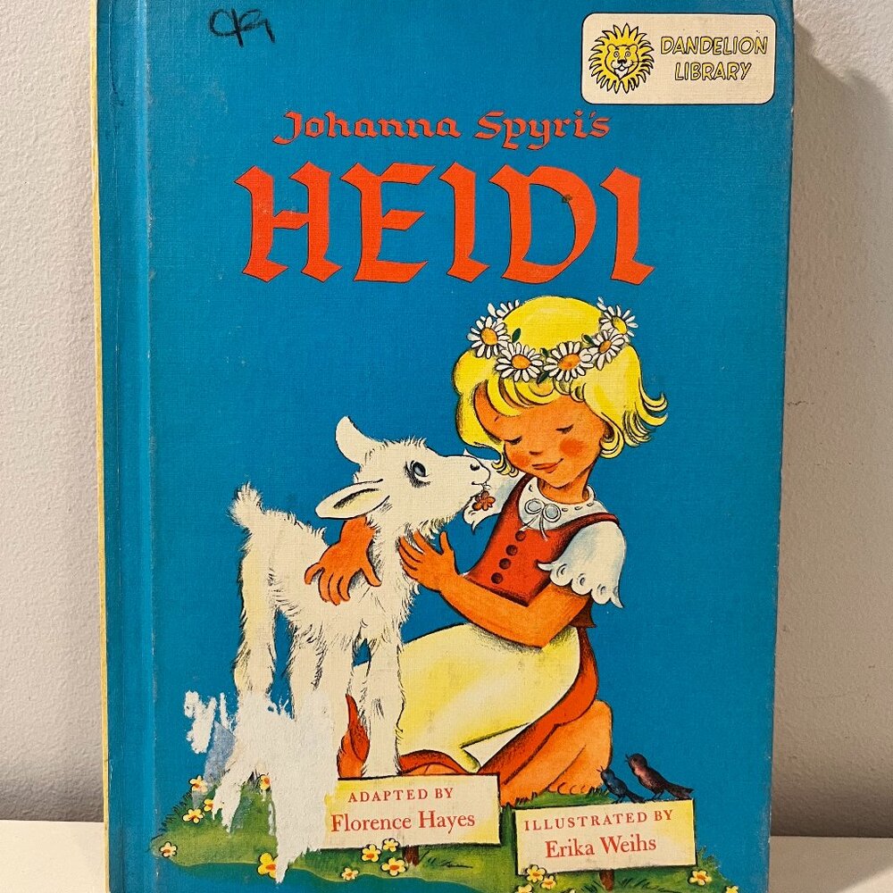 Vintage Dandelion Library Dual Book Hardcover - The Story of Babar and Heidi